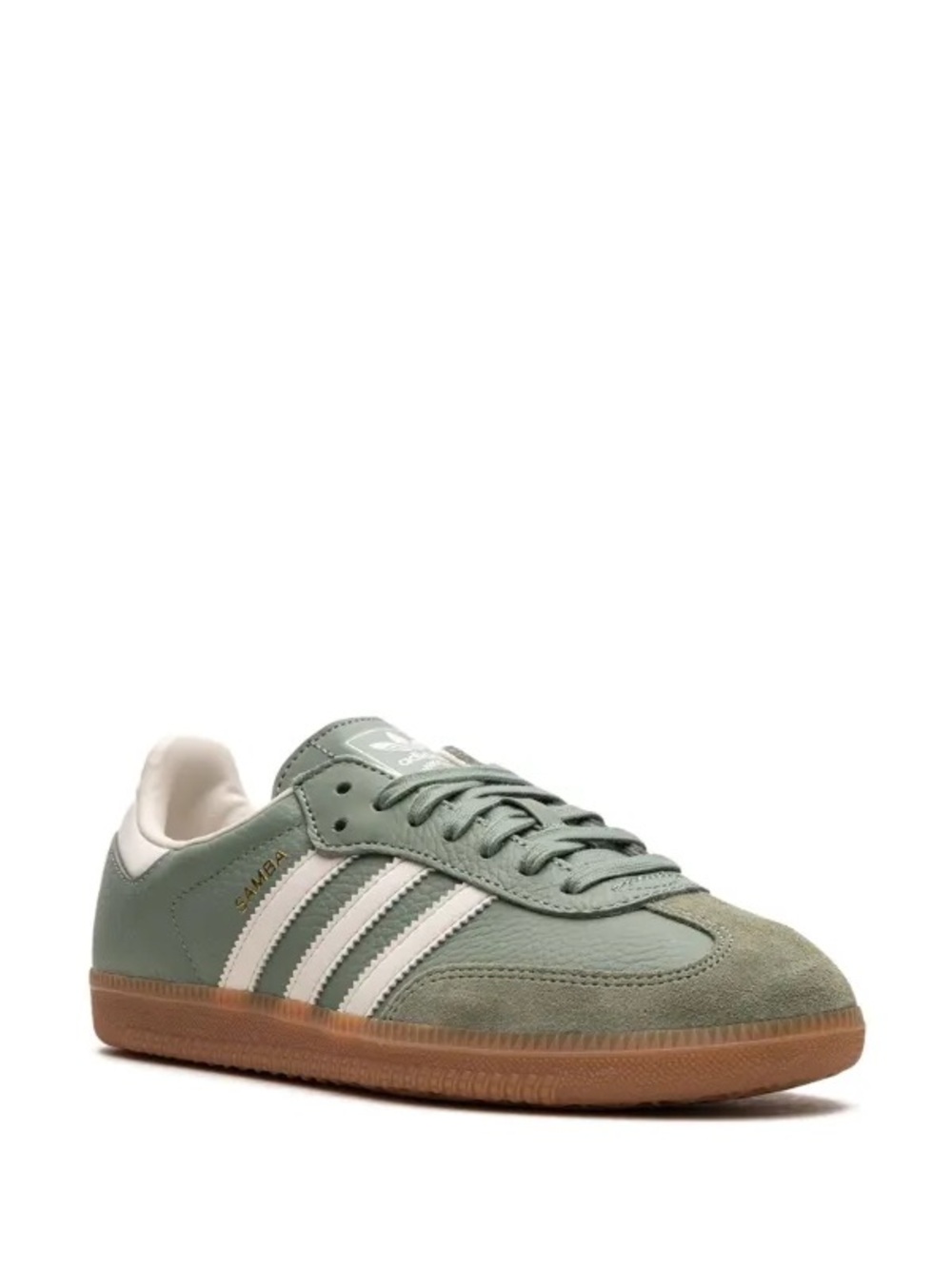 ADIDAS Samba OG in Sage Green with White Stripes - Picture 2 of 14